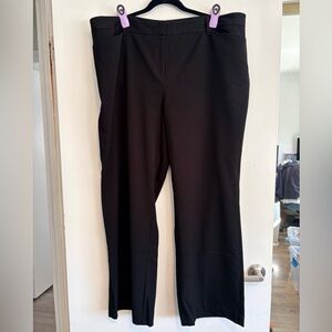 Lane Bryant Black Bootcut Dress Pants - size 24 Average